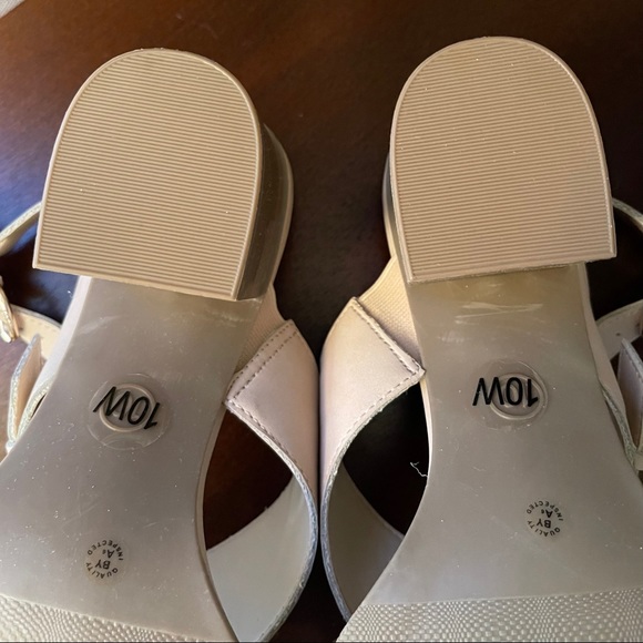 Liz Claiborne Sandal 10W Blush Block Heel NIB - Picture 11 of 16